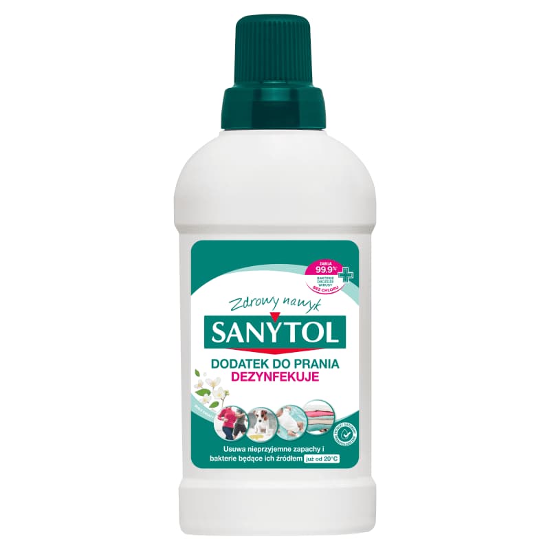 SANYTOL Dodatek do prania Białe Kwiaty 500 ml