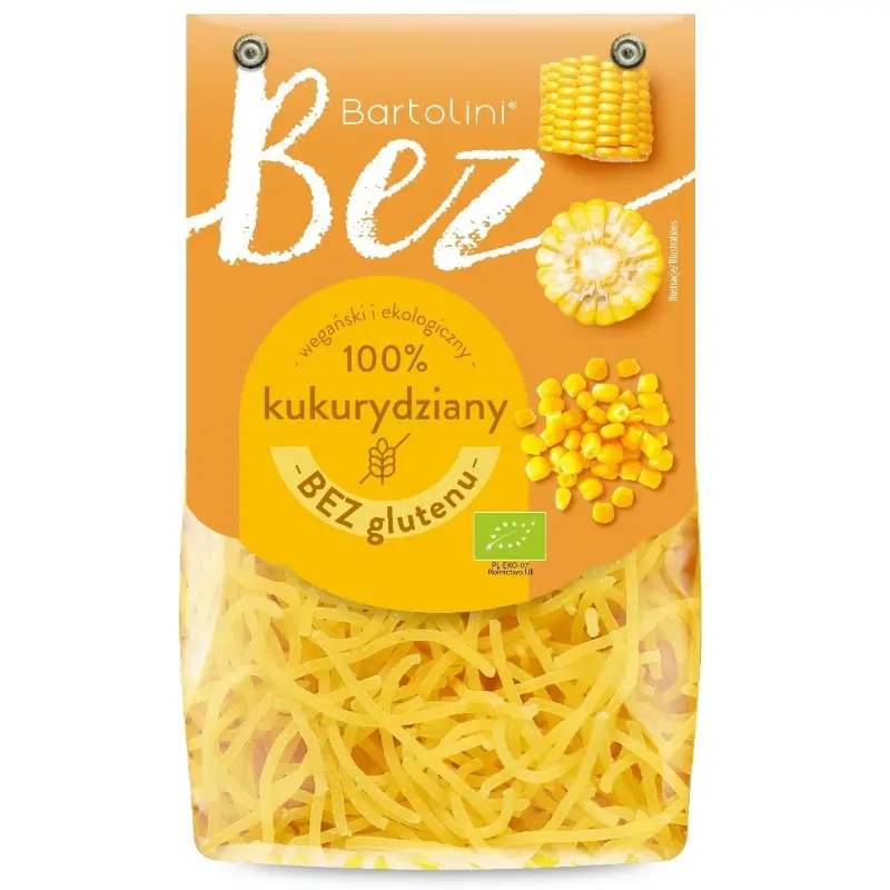 BARTOLINI Makaron kukurydziany krajanka bezglutenowy BIO 250 g
