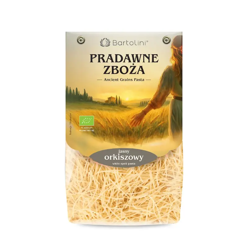 BARTOLINI Makaron orkiszowy nitka pradawne zboża BIO 250 g
