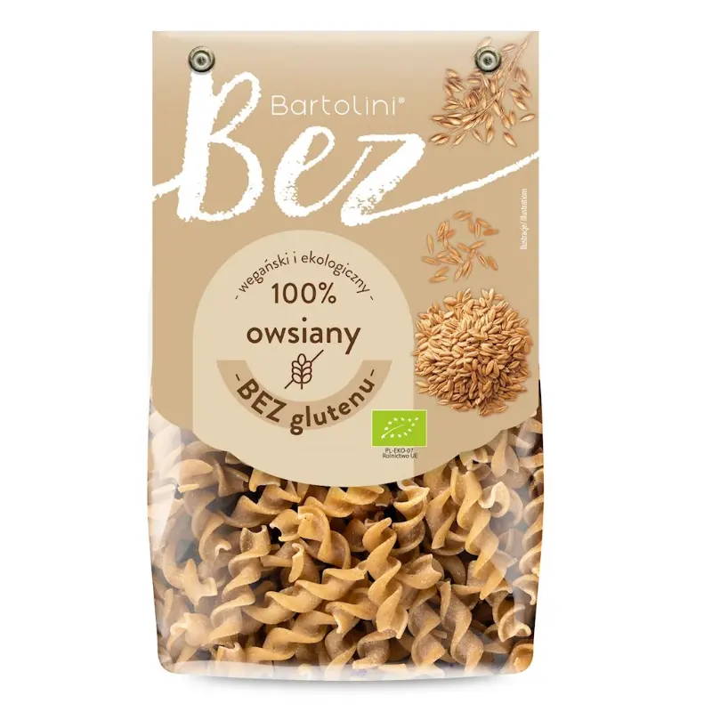 BARTOLINI Makaron owsiany świderki bezglutenowy BIO 250 g