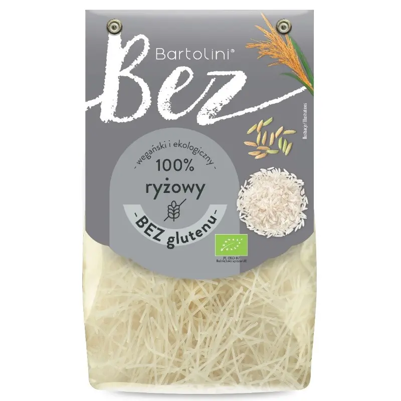 BARTOLINI Makaron ryżowy krajanka bezglutenowy EKO 250 g