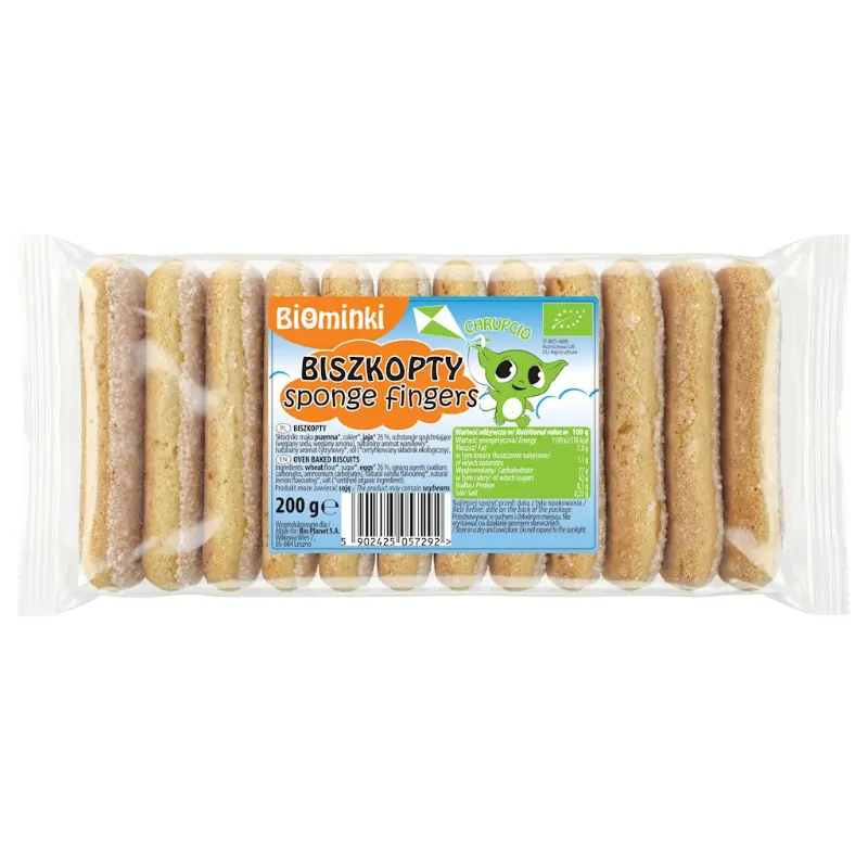 BIOMINKI Biszkopty BIO 200 g