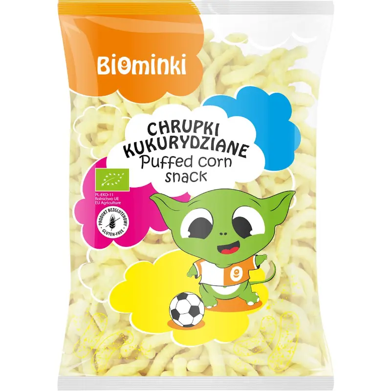 BIOMINKI Chrupki kukurydziane bezglutenowe BIO 150 g