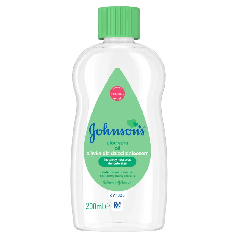JOHNSON'S Oliwka dla dzieci z aloesem 200 ml