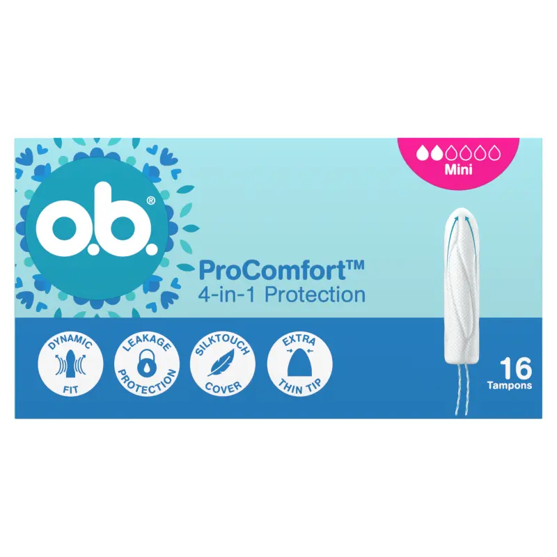 O.B. PROCOMFORT Tampony Mini 16 szt.