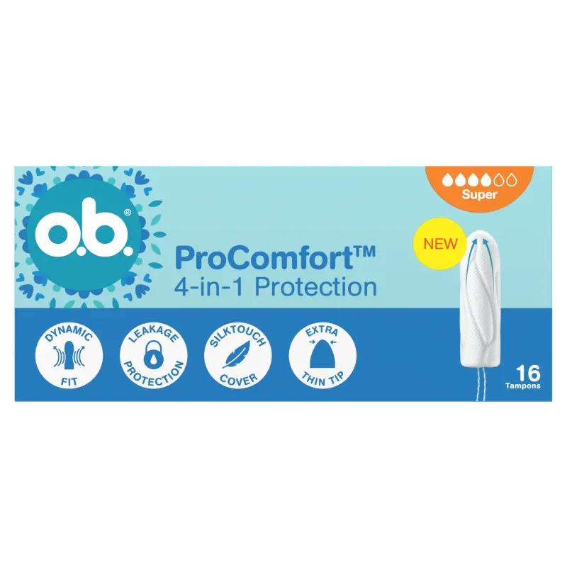 O.B. PROCOMFORT Tampony Super 16 szt.