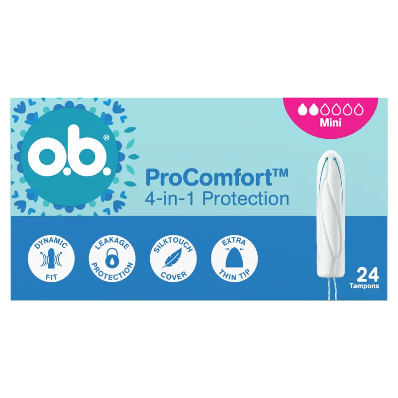 O.B. PROCOMFORT Tampony Mini 24 szt.