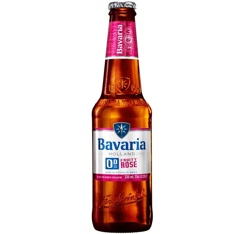 BAVARIA Piwo bezalkoholowe Fruity Rose butelka 330 ml