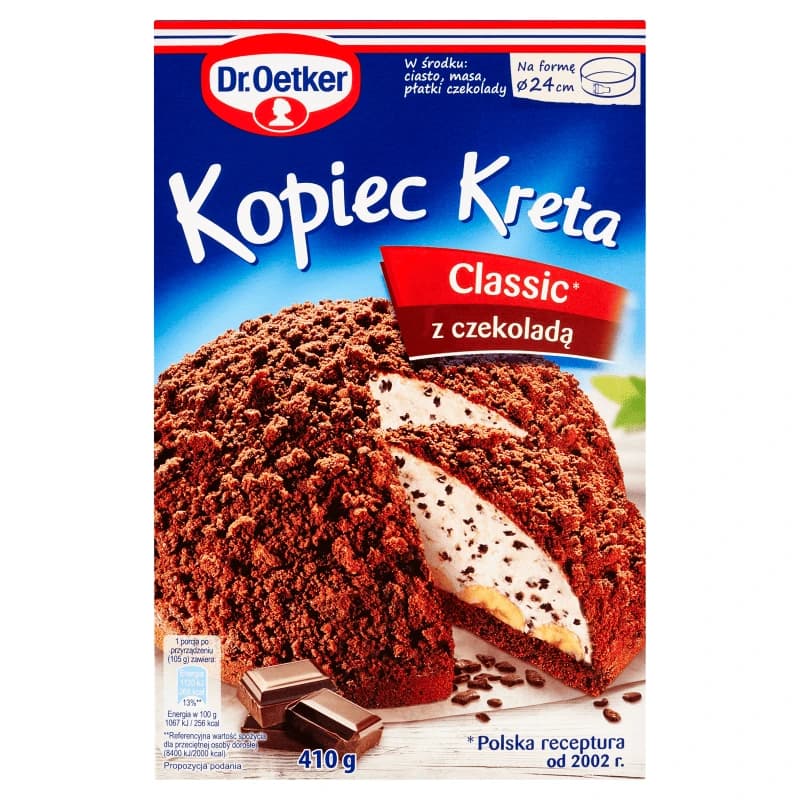 DR. OETKER Kopiec Kreta z czekoladą 410 g