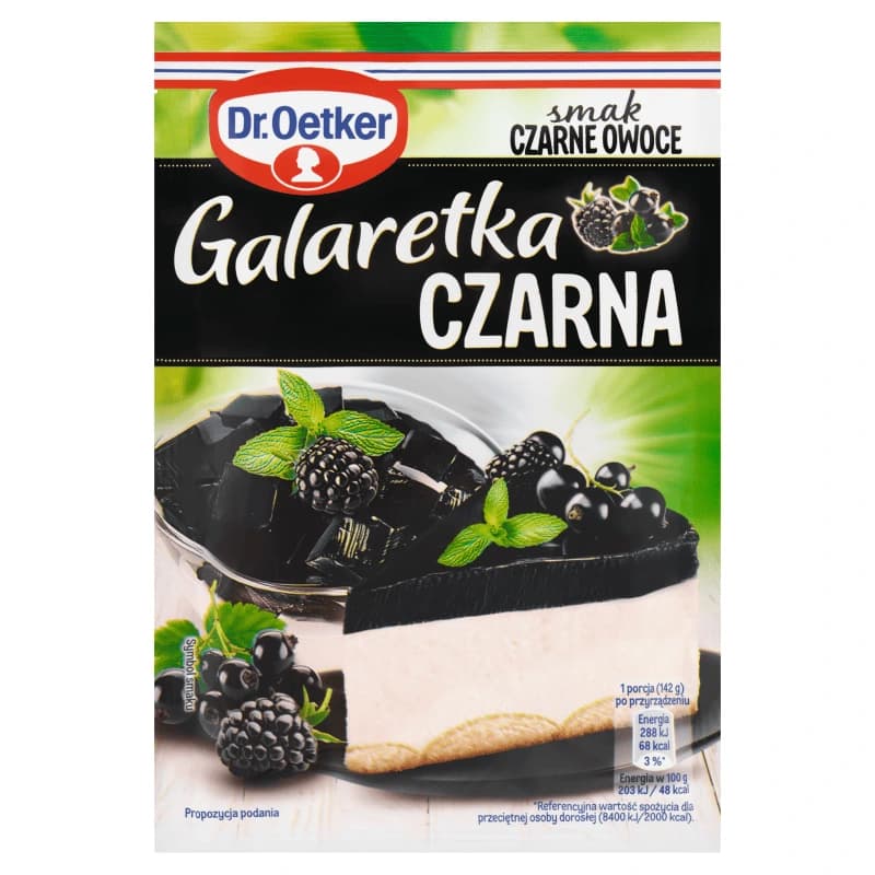 DR. OETKER Galaretka o smaku czarnych owoców 70 g