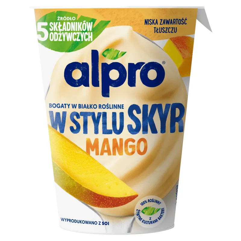 ALPRO Skyr sojowy mango VEGE 400 g