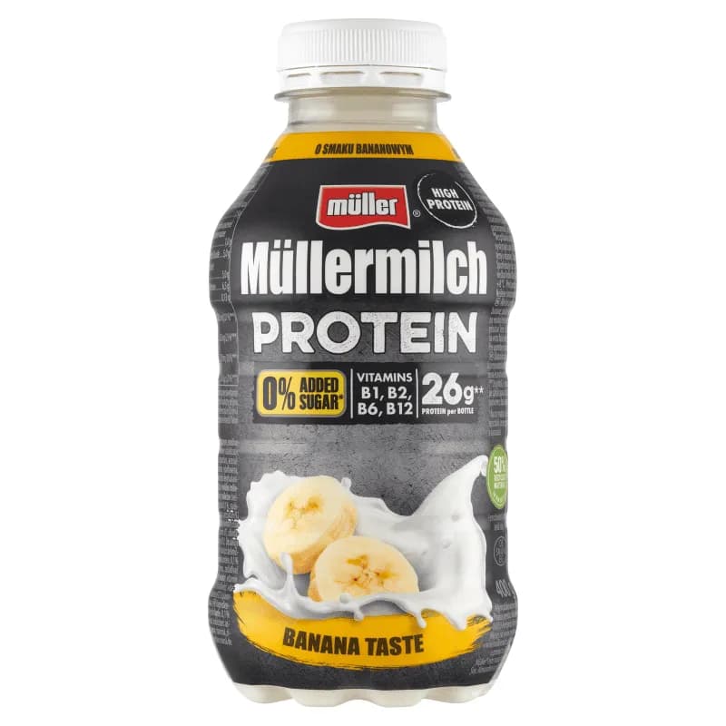MÜLLER MÜLLERMILCH PROTEIN Napój mleczny proteinowy banan 400 g