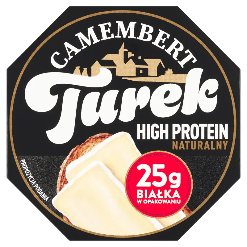 TUREK NA CIEPŁO Ser pleśniowy Camembert naturalny High Protein 120 g