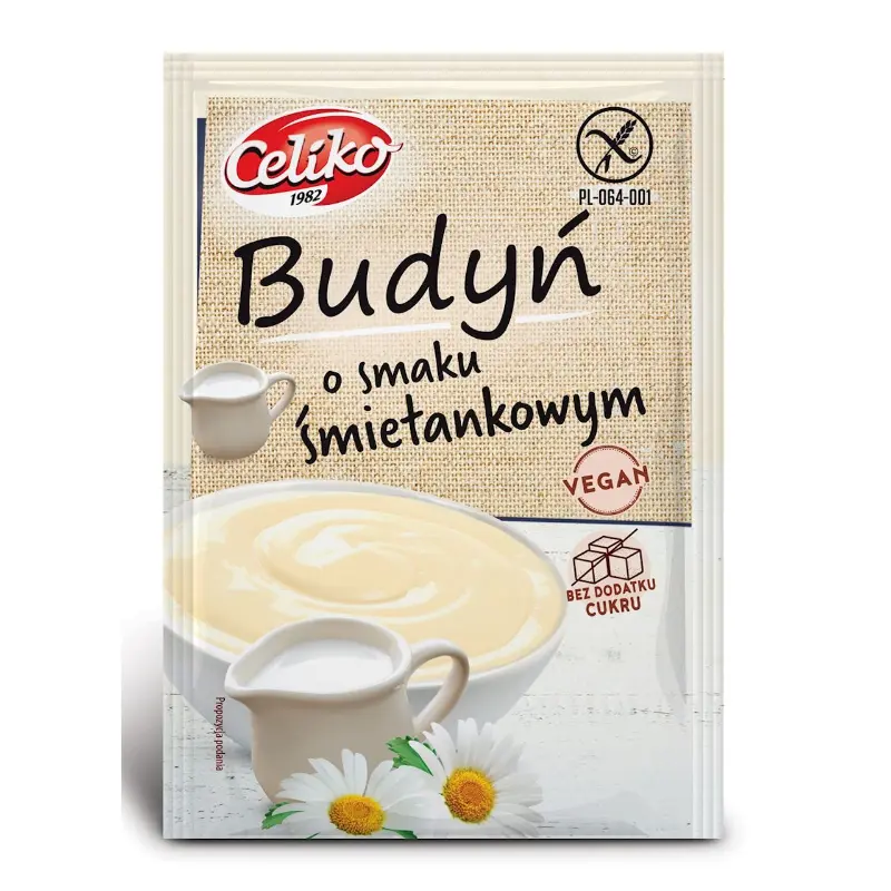 CELIKO Budyń o smaku śmietankowym bezglutenowy 40 g
