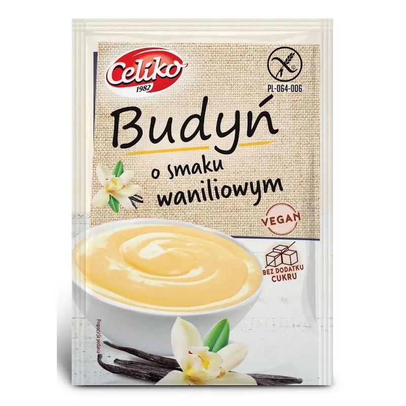 CELIKO Budyń o smaku waniliowym bezglutenowy 40 g