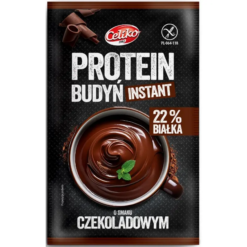 CELIKO Budyń proteinowy o smaku czekoladowym bezglutenowy 40 g