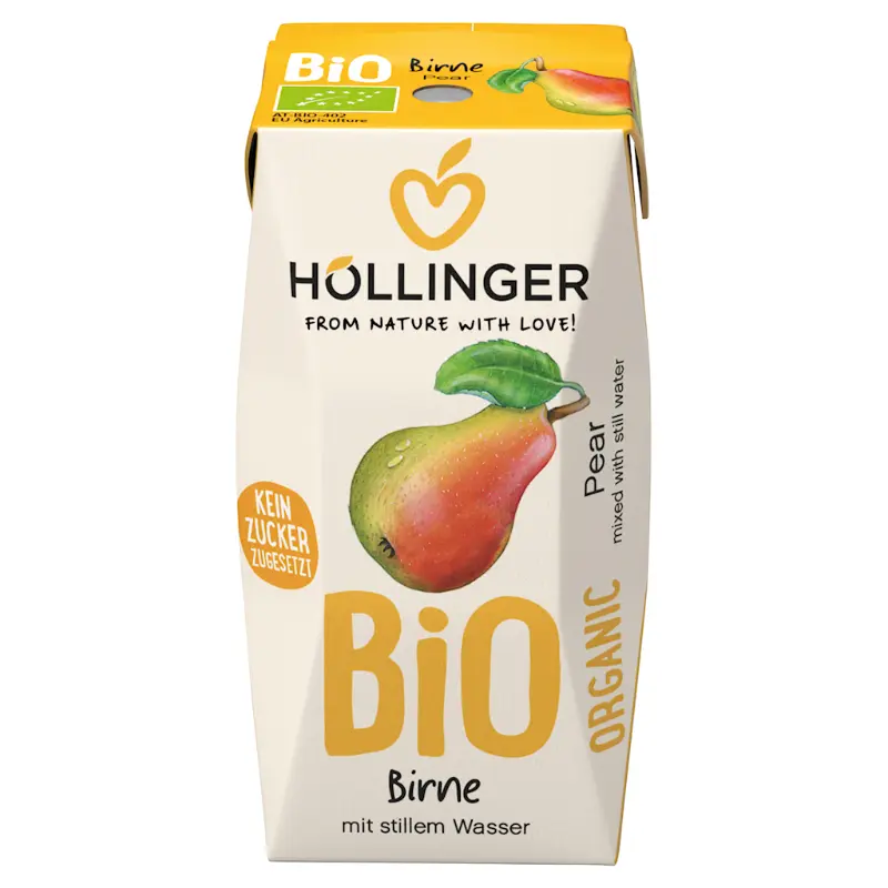 HOLLINGER Nektar z gruszek bez dodatku cukru BIO 200 ml
