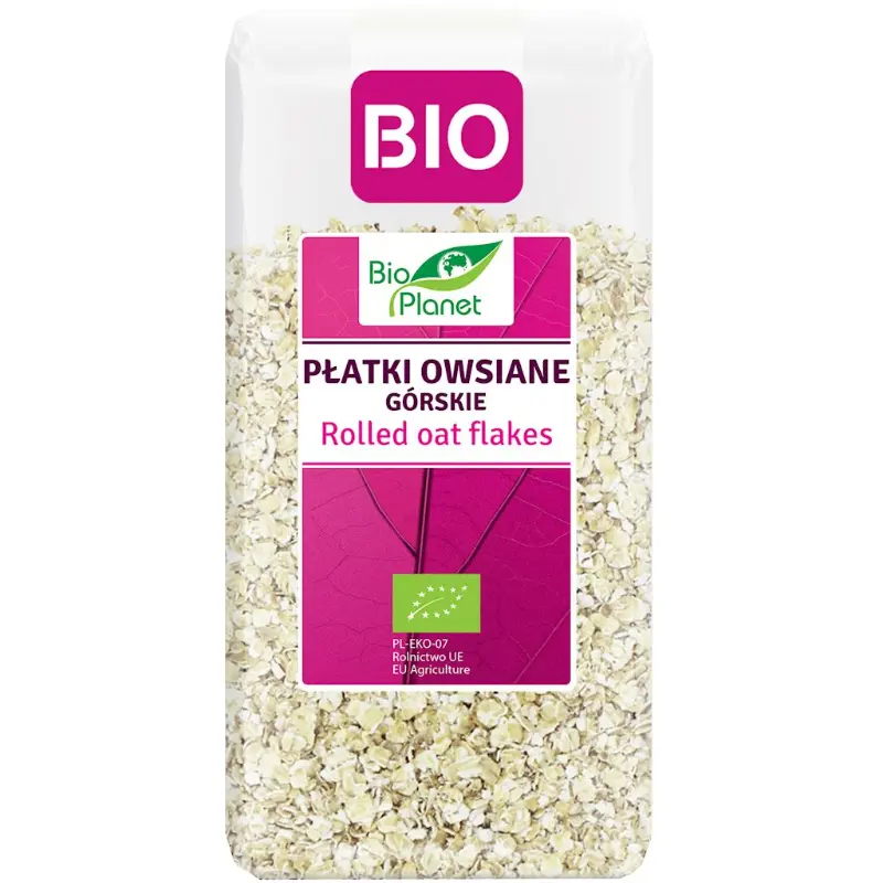 BIO PLANET Płatki owsiane górskie BIO 300 g