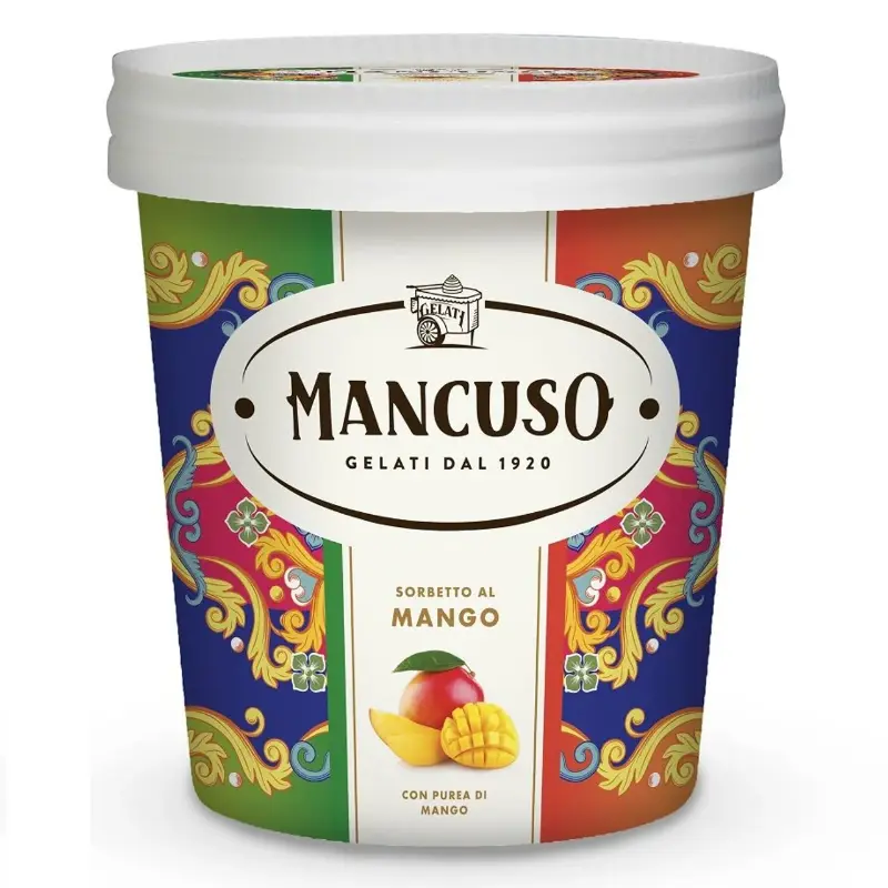 MANCUSO Sorbet o smaku mango w kubku 450 ml