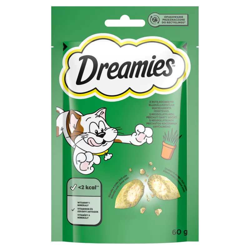 DREAMIES Przysmak dla kotów z nutą kocimiętki 60 g