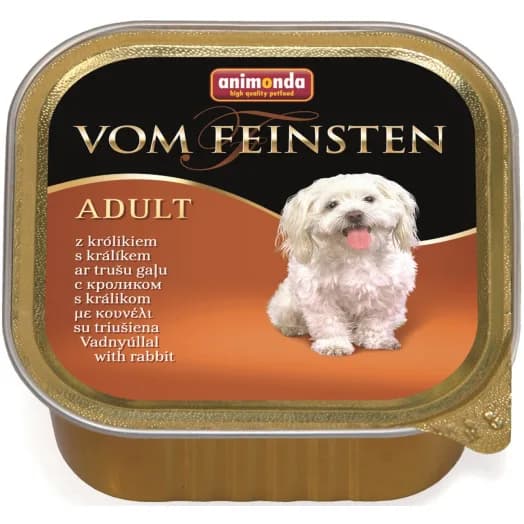 ANIMONDA VOM FEINSTEIN Karma mokra dla psów z królikiem 150 g
