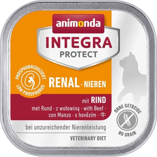 ANIMONDA INTEGRA PROTECT RENAL Karma mokra dla kotów wspomagająca pracę nerek z wołowiną 100 g