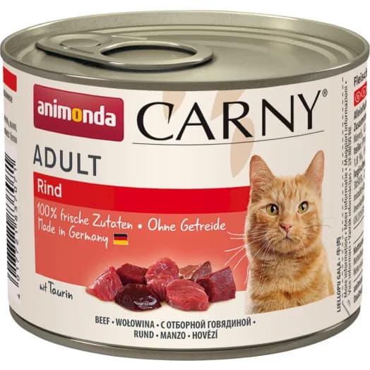 ANIMONDA CARNY Karma mokra dla kotów z wołowiną 200 g