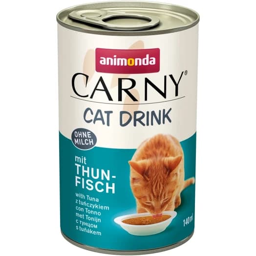 ANIMONDA CARNY CAT DRINK Karma mokra dla kotów z tuńczykiem 140 ml