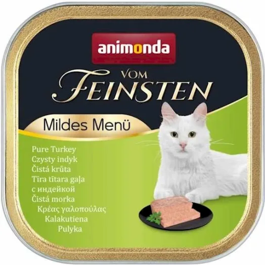ANIMONDA VOM FEINSTEN Karma mokra dla kotów z indykiem 100 g