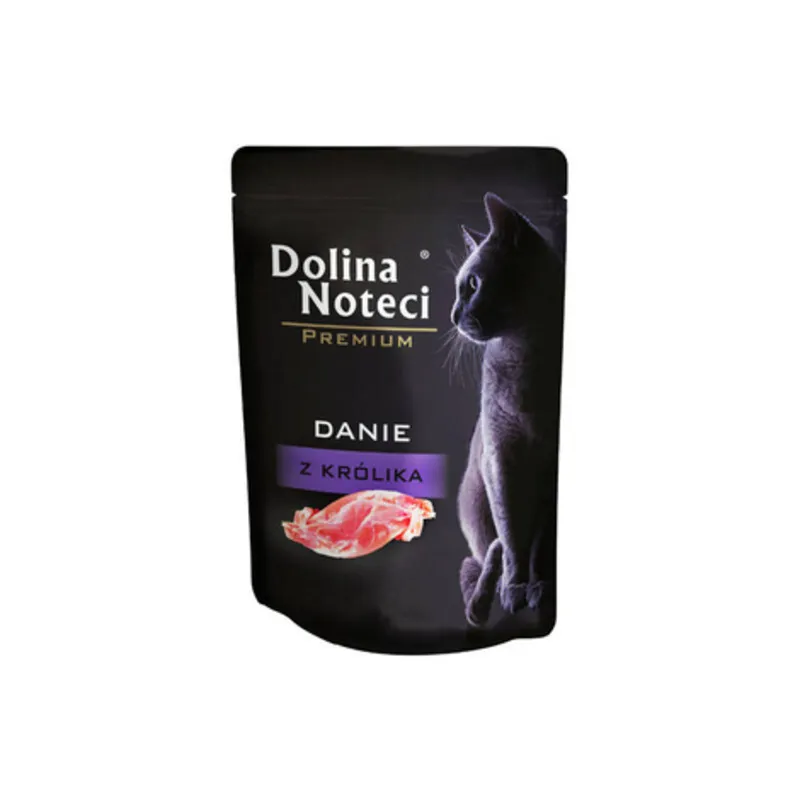 DOLINA NOTECI PREMIUM Karma mokra dla kota danie z królika 85 g