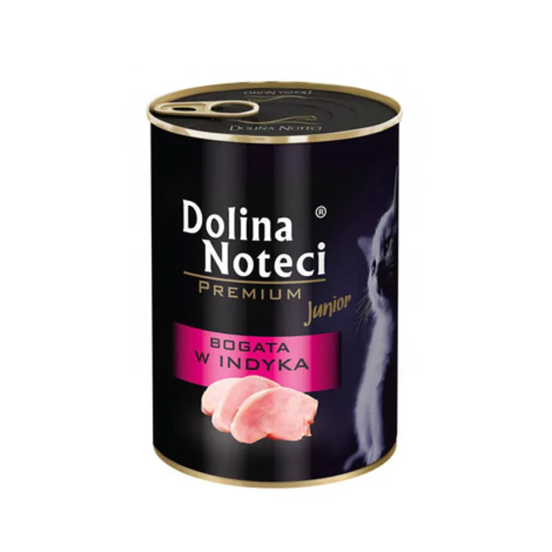 DOLINA NOTECI PREMIUM Karma mokra dla kociąt z indykiem 400 g