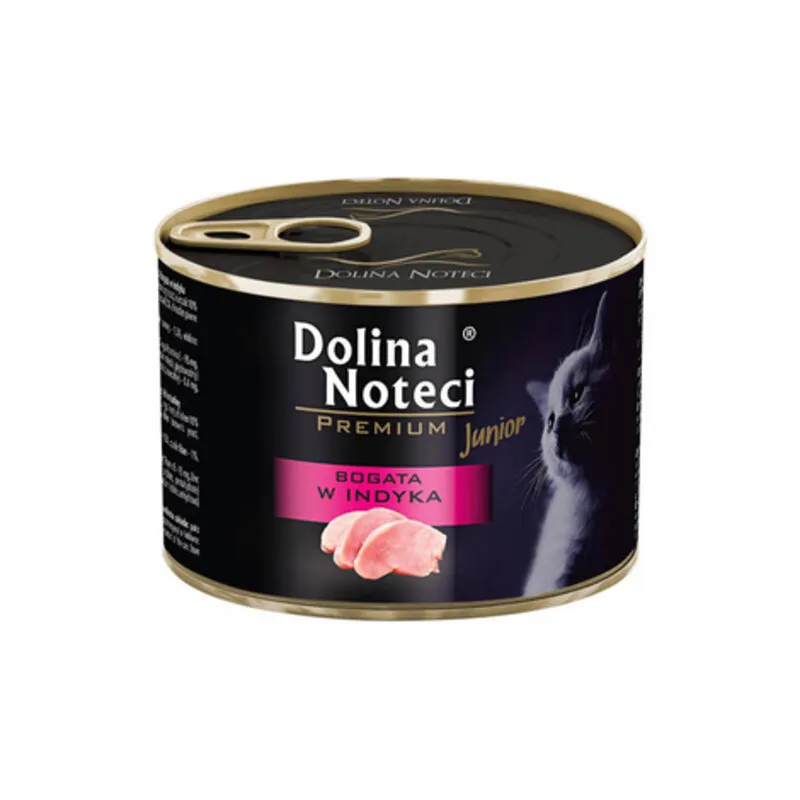 DOLINA NOTECI PREMIUM Karma mokra dla kociąt z indykiem 185 g