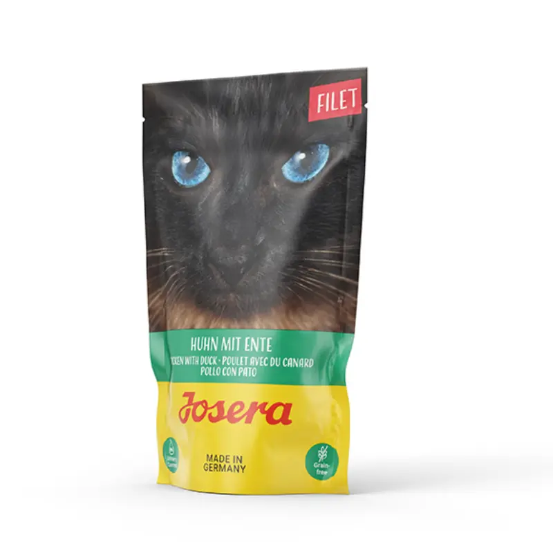 JOSERA Karma mokra dla kotów z kurczakiem i kaczką saszetka 70 g