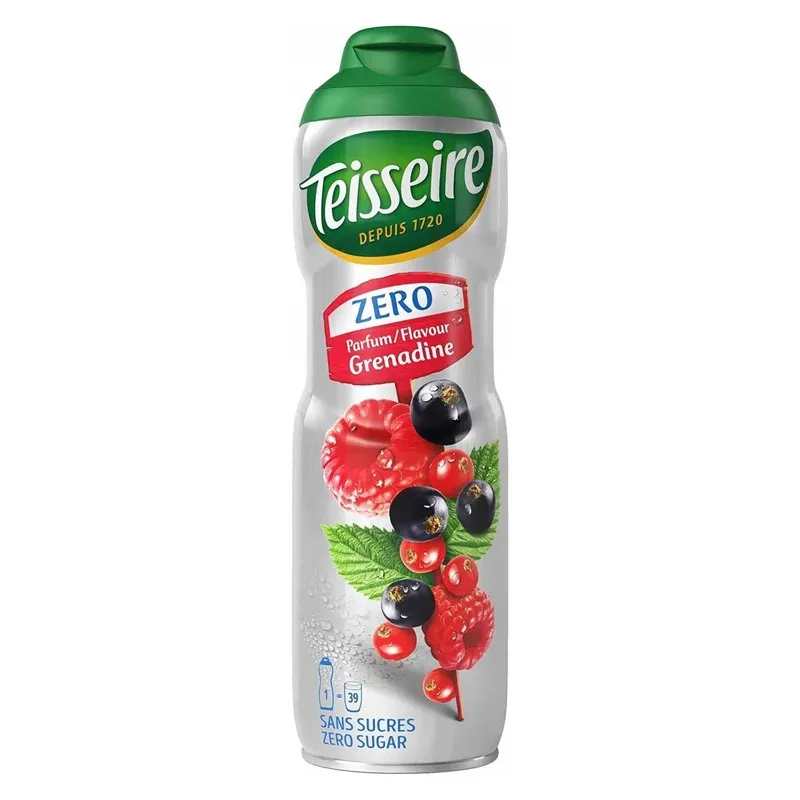 TEISSEIRE Koncentrat napoju o smaku grenadyny bez cukru 600 ml