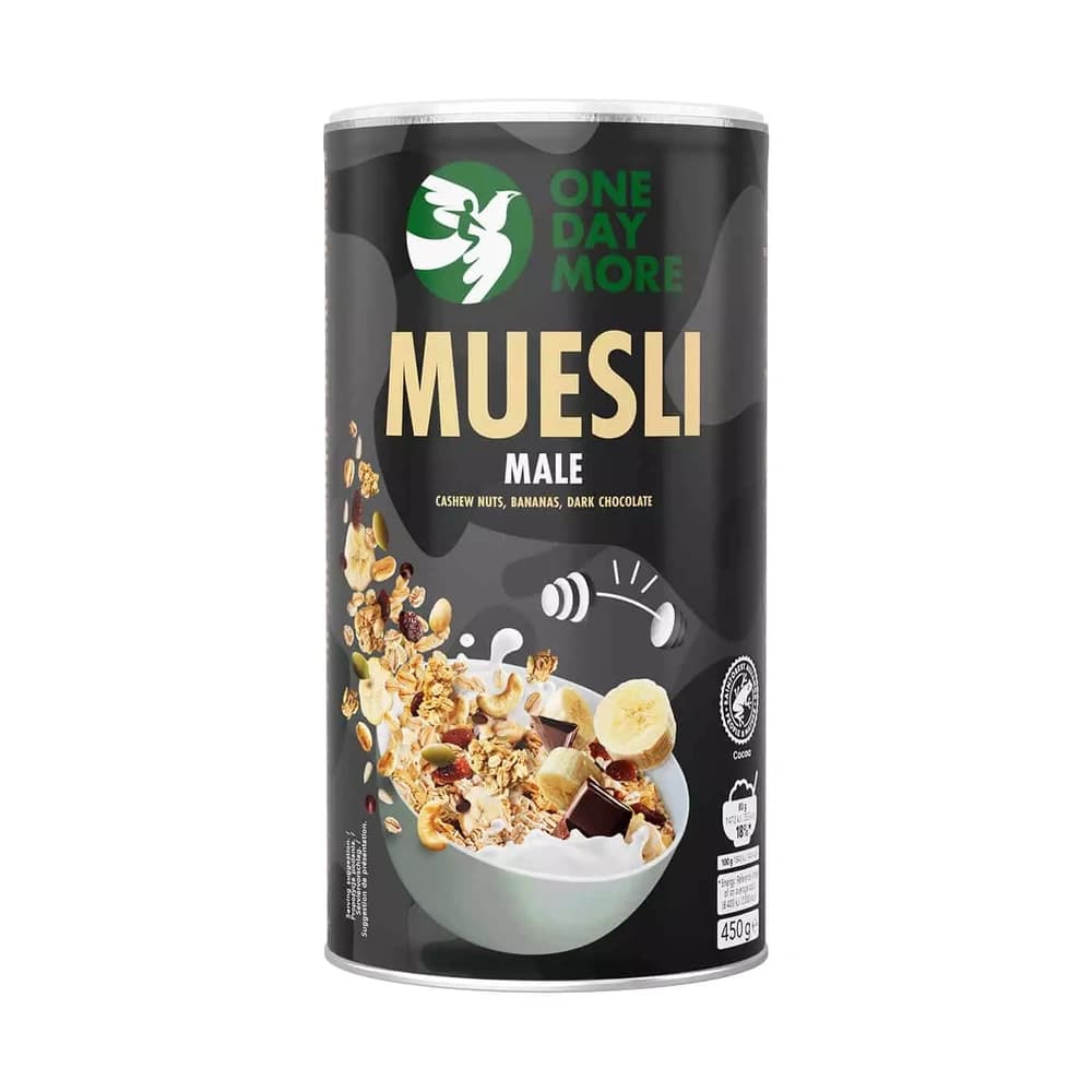 ONEDAYMORE Musli męskie 450 g