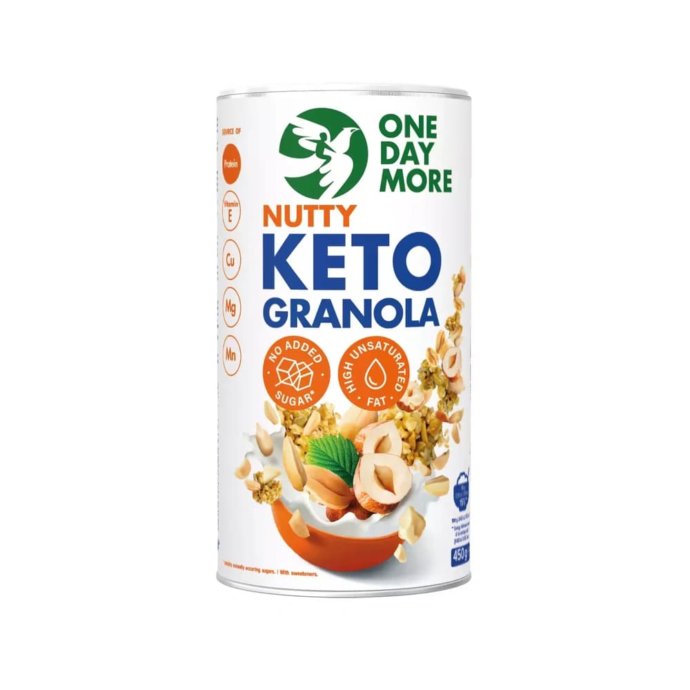 ONEDAYMORE Granola orzechowa Keto 450 g