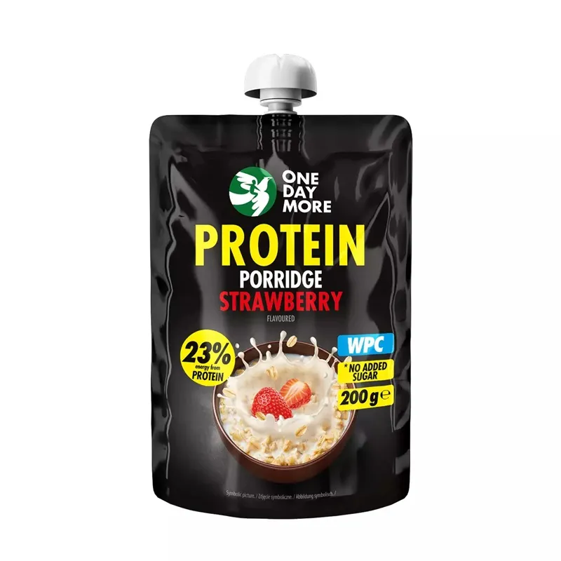 ONEDAYMORE Owsianka proteinowa o smaku truskawkowym bez cukru 200 g