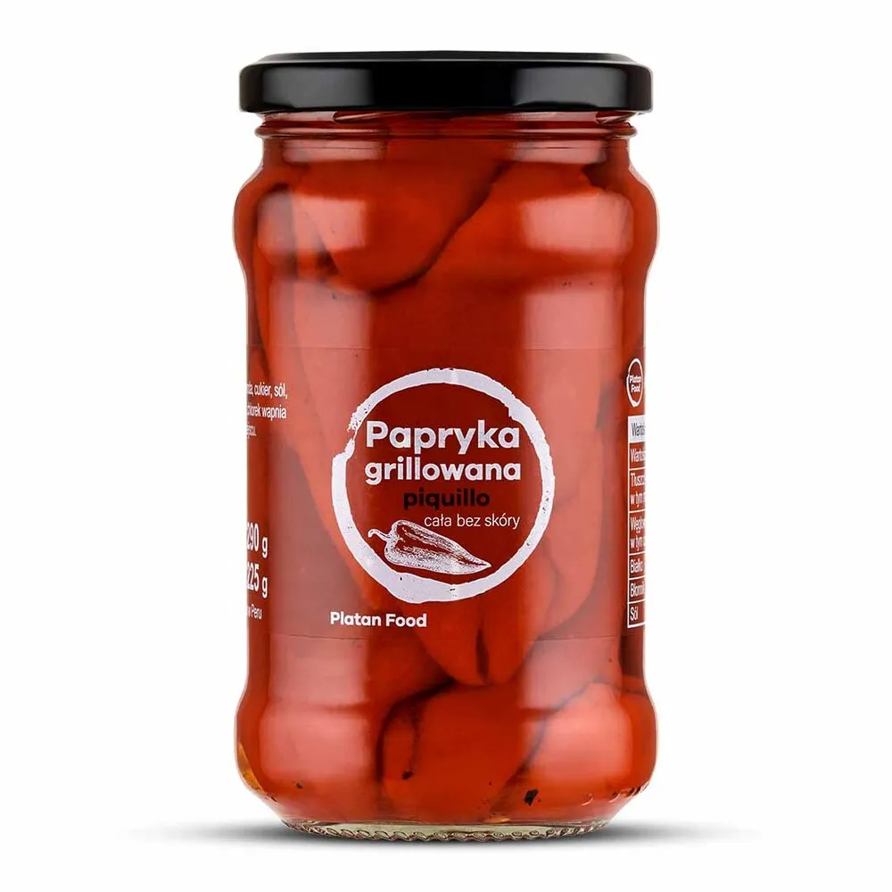 PLATAN FOOD Papryka czerwona grilowana bez skóry 290 g