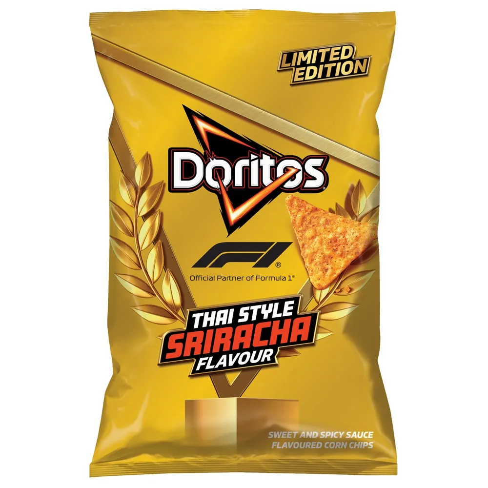 DORITOS Chipsy kukurydziane o smaku sosu słodko-ostrego 100 g