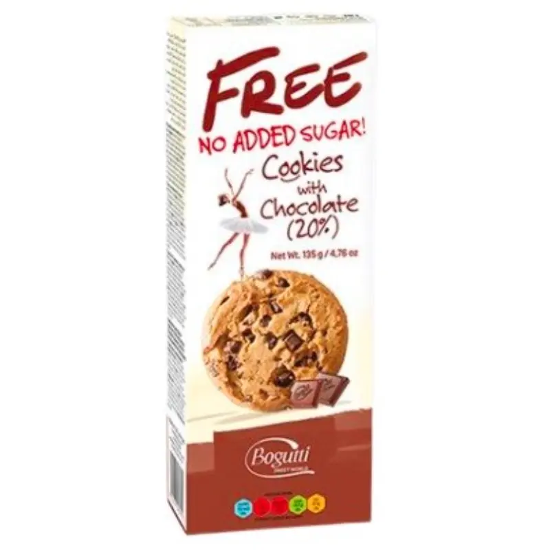 BOGUTTI Ciasteczka z 20% czekolady 135 g