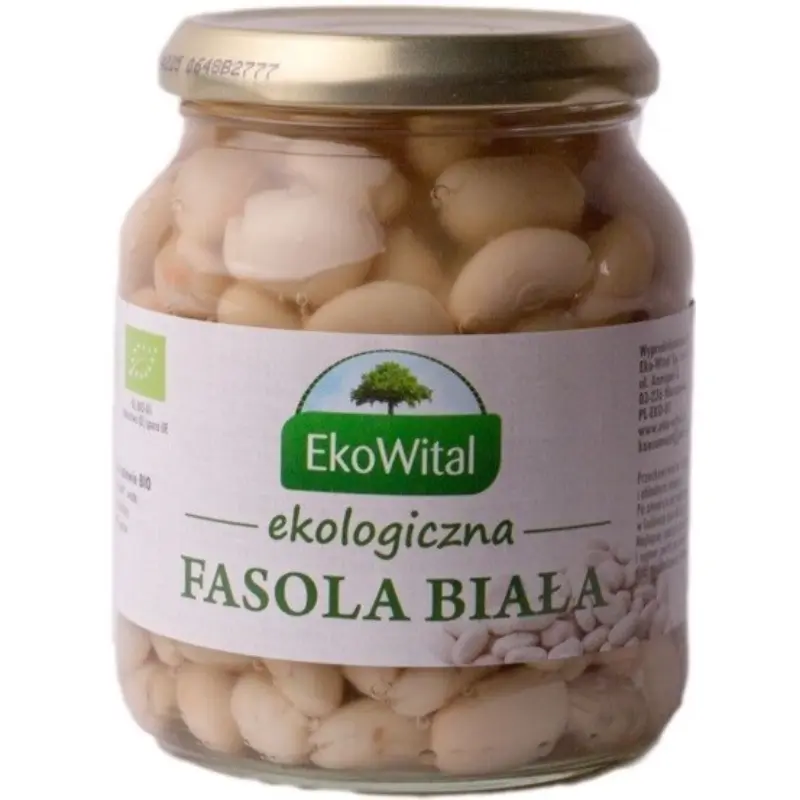 EKOWITAL Fasola biała w zalewie BIO 360 g