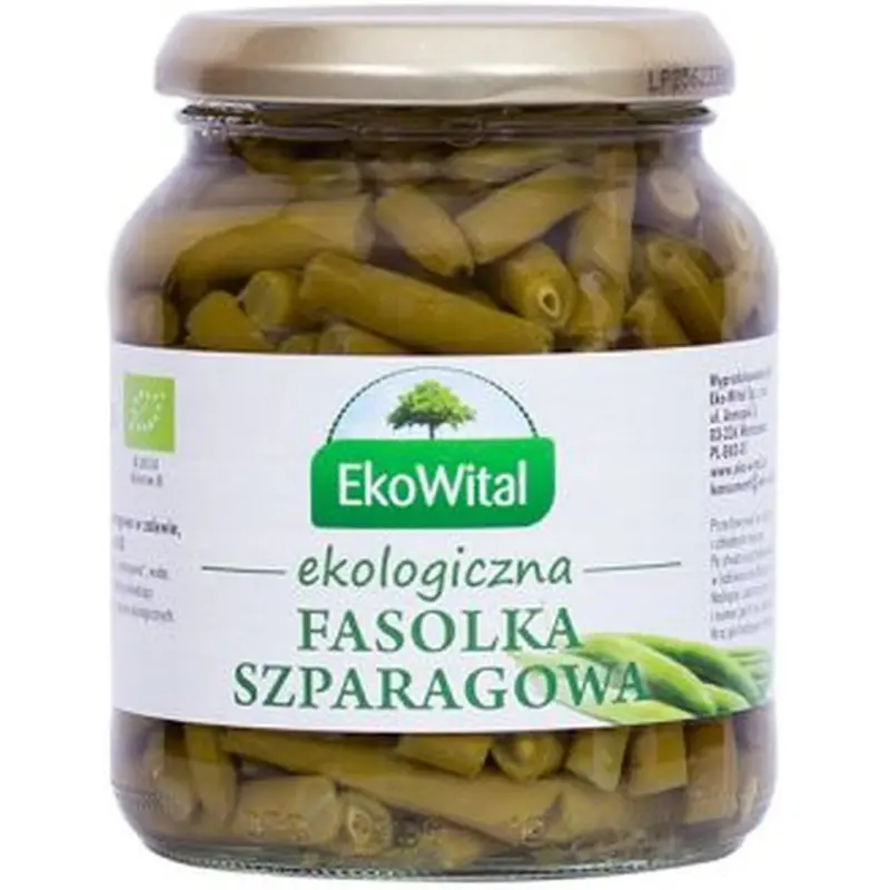 EKOWITAL Fasolka szparagowa w zalewie BIO 340 g