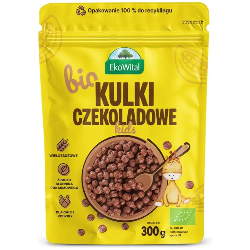 EKOWITAL Kulki czekoladowe BIO 300 g