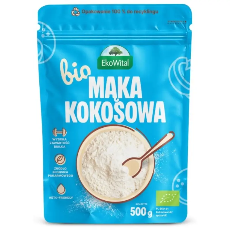 EKOWITAL Mąka kokosowa BIO 500 g