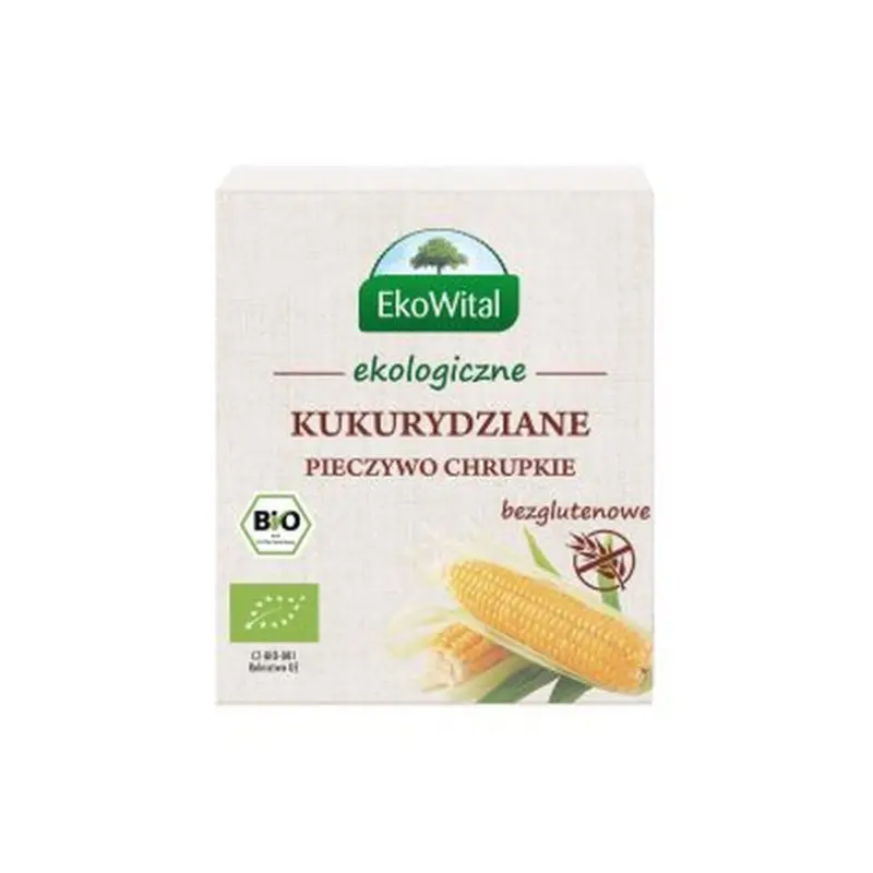 EKOWITAL Pieczywo chrupkie kukurydziane bezglutenowe BIO 100 g