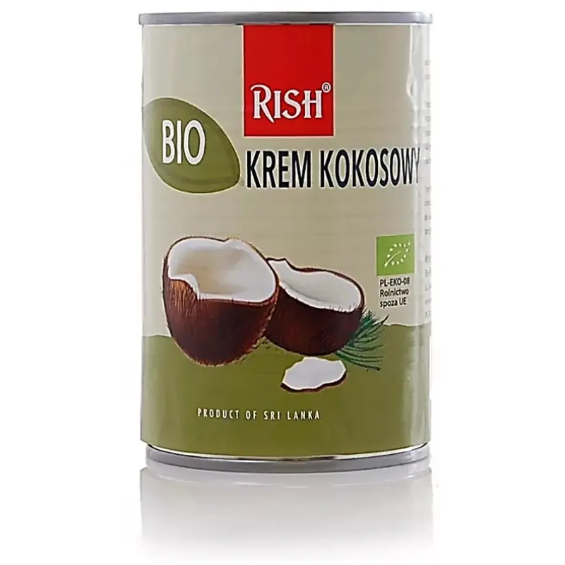 RISH Krem kokosowy 17% tłuszczu BIO 400 ml