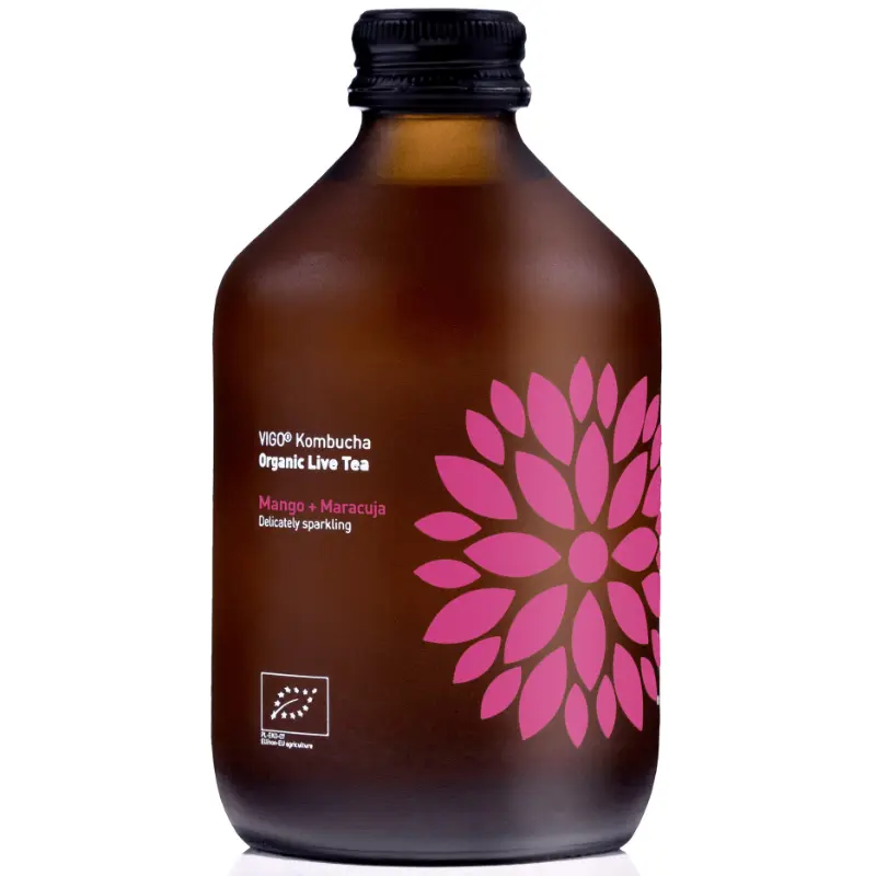 VIGO Kombucha mango + marakuja BIO 330 ml