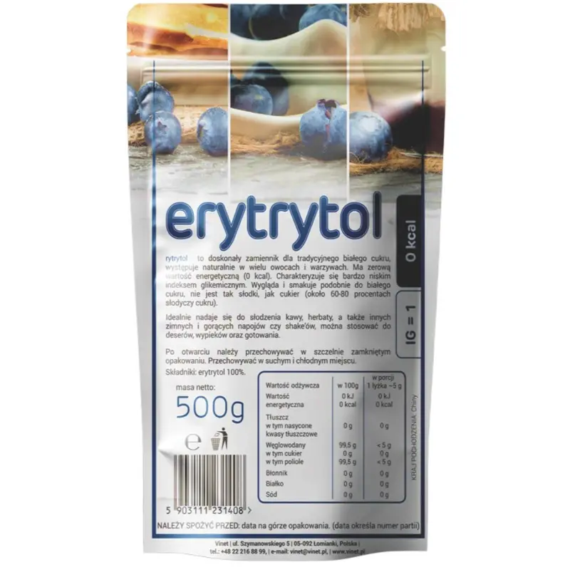 VINET Erytrytol 500 g