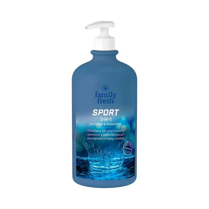 FAMILY FRESH Żel pod prysznic 2w1 Sport 1000 ml