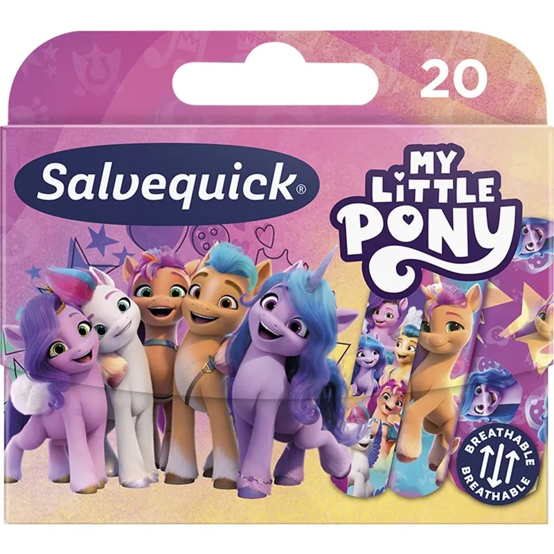 SALVEQUICK MY LITTLE PONY Plastry opatrunkowe 20 szt.